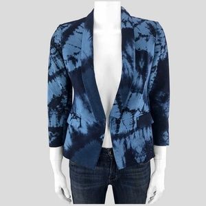 Band Of Outsiders Blue Tie-Dye Blazer – 0 US